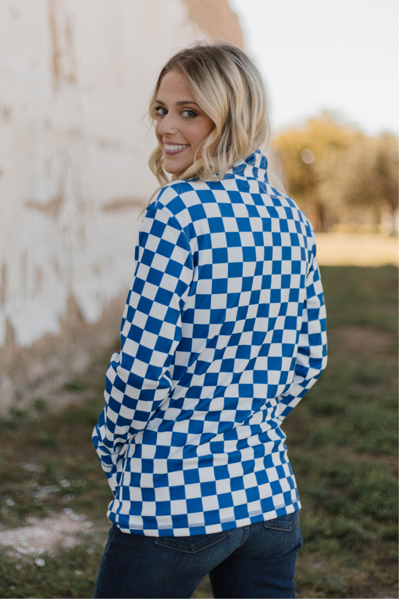 Pep Rally Pullover Blue