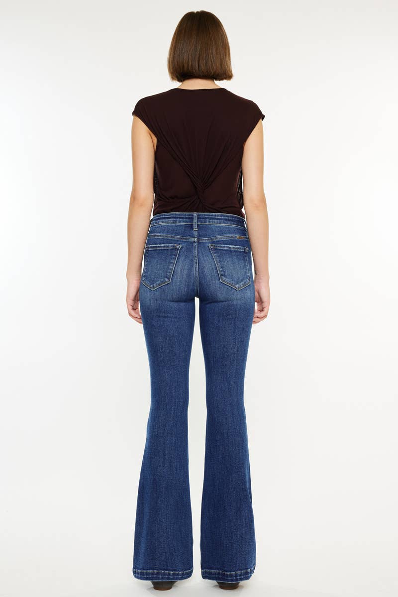 KanKan Petite Mid - rise Flare Jeans - AshBrooke's BoutiqueKanKan Petite Mid - rise Flare Jeans