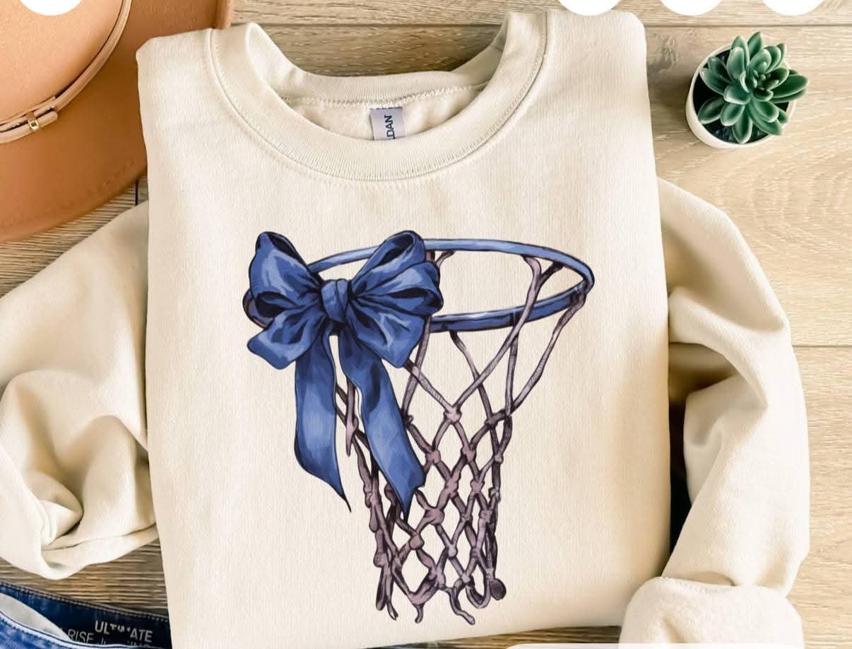Basketball Bow Sweatshirt