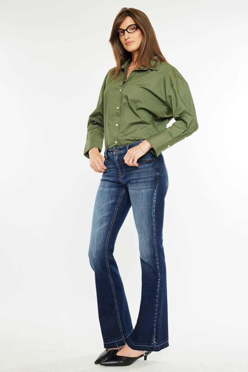 KanKan Flare Jeans - Dark Wash - AshBrooke's BoutiqueKanKan Flare Jeans - Dark Wash