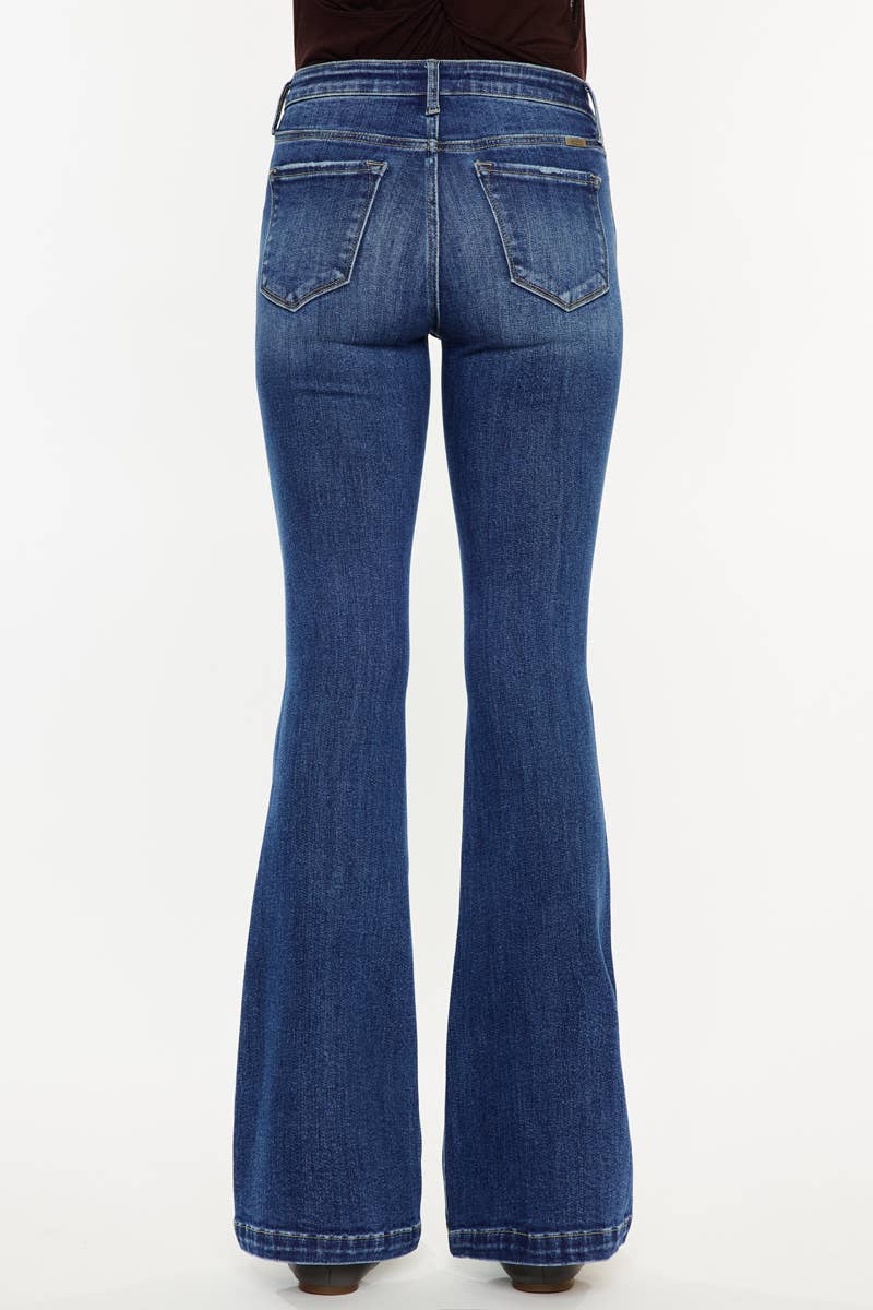 KanKan Petite Mid - rise Flare Jeans - AshBrooke's BoutiqueKanKan Petite Mid - rise Flare Jeans