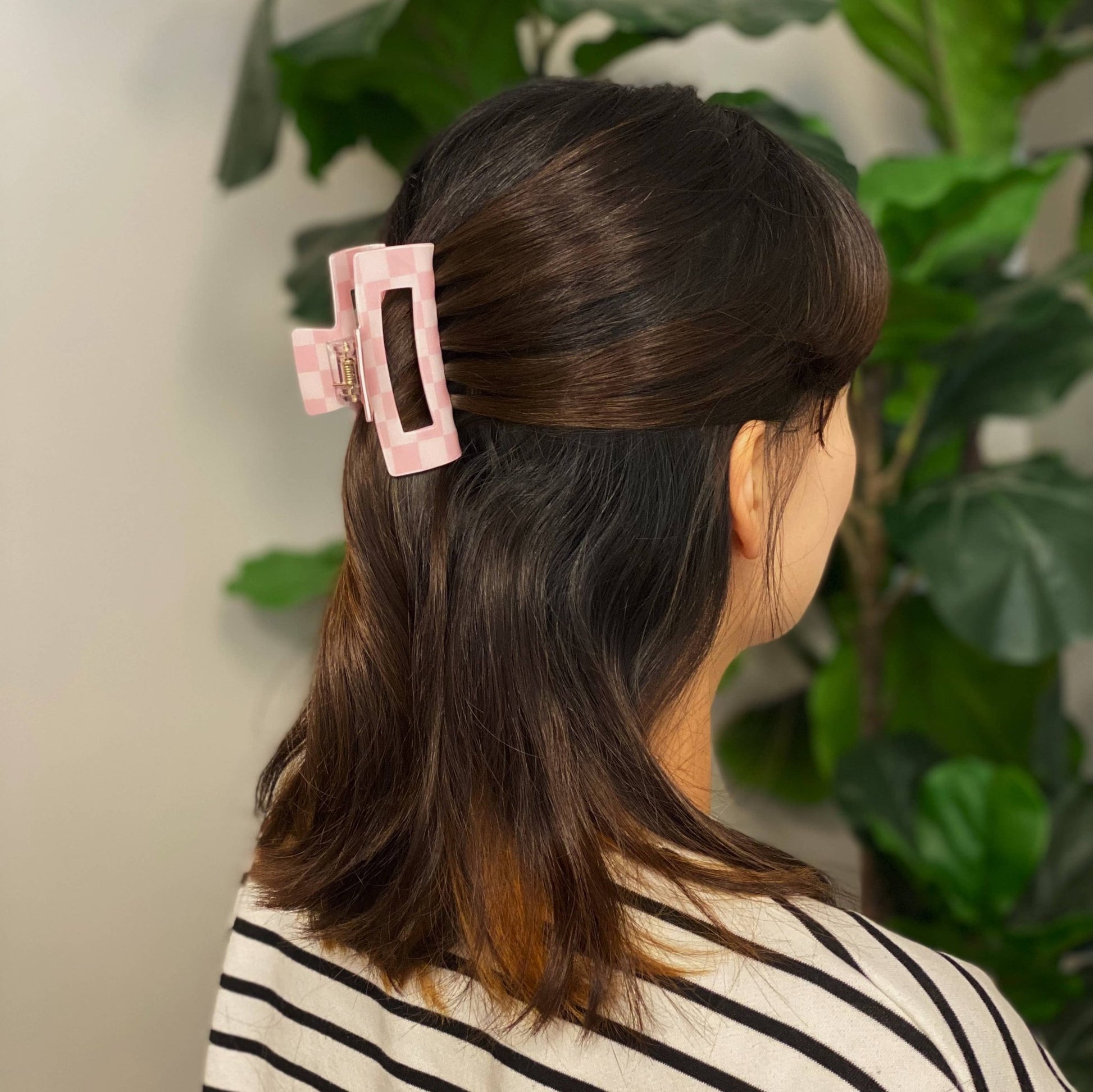 Checker Lovers Hair Claw - AshBrooke's BoutiqueChecker Lovers Hair Claw