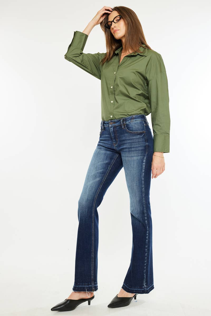 KanKan Flare Jeans - Dark Wash - AshBrooke's BoutiqueKanKan Flare Jeans - Dark Wash