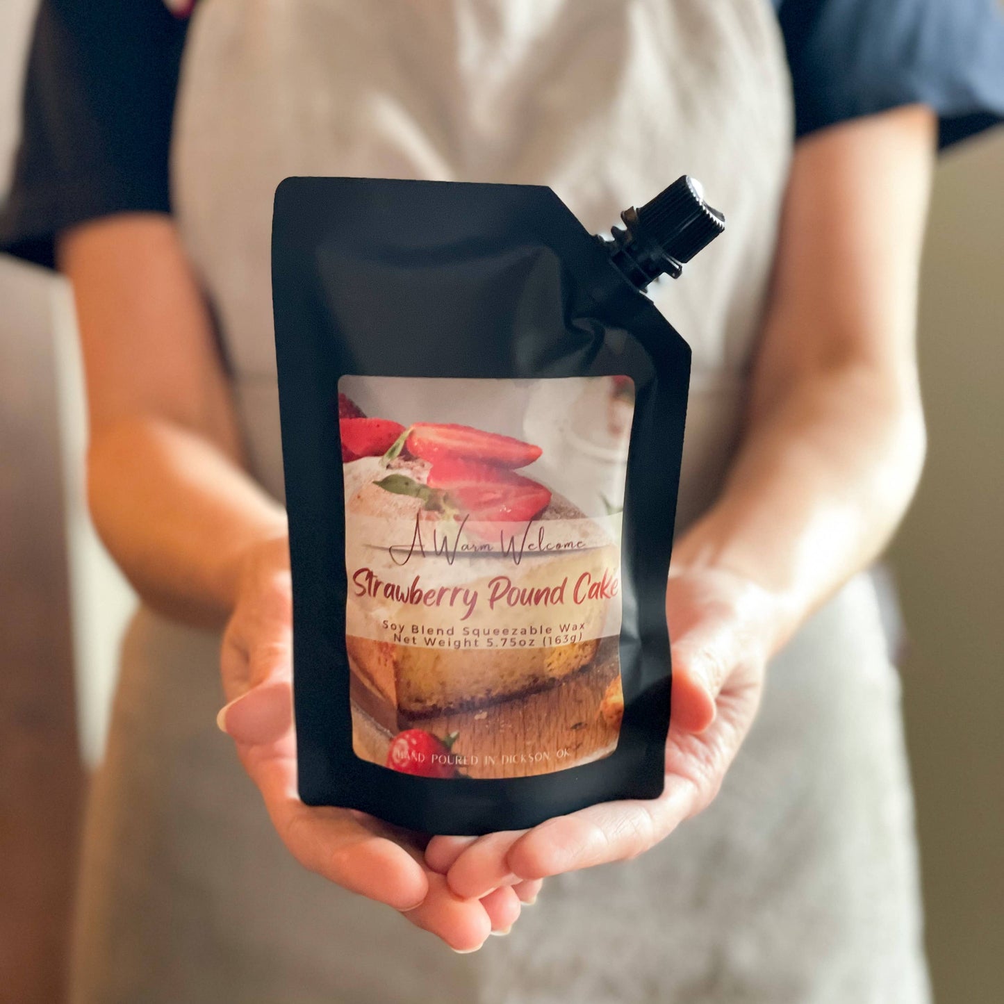 Strawberry Pound Cake Softie | Super-Scented Soft Wax