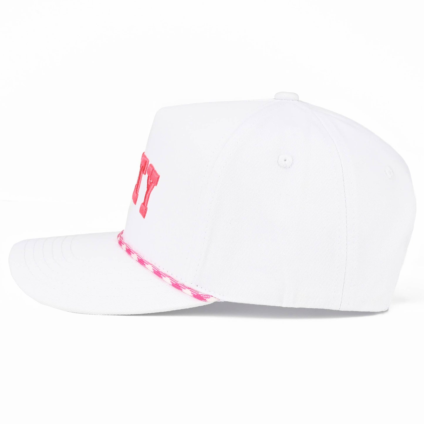 C.C SALTY Letter with Color Rope Trucker Hat