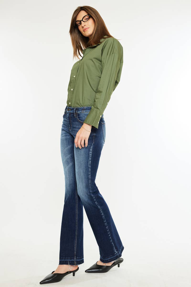 KanKan Flare Jeans - Dark Wash - AshBrooke's BoutiqueKanKan Flare Jeans - Dark Wash