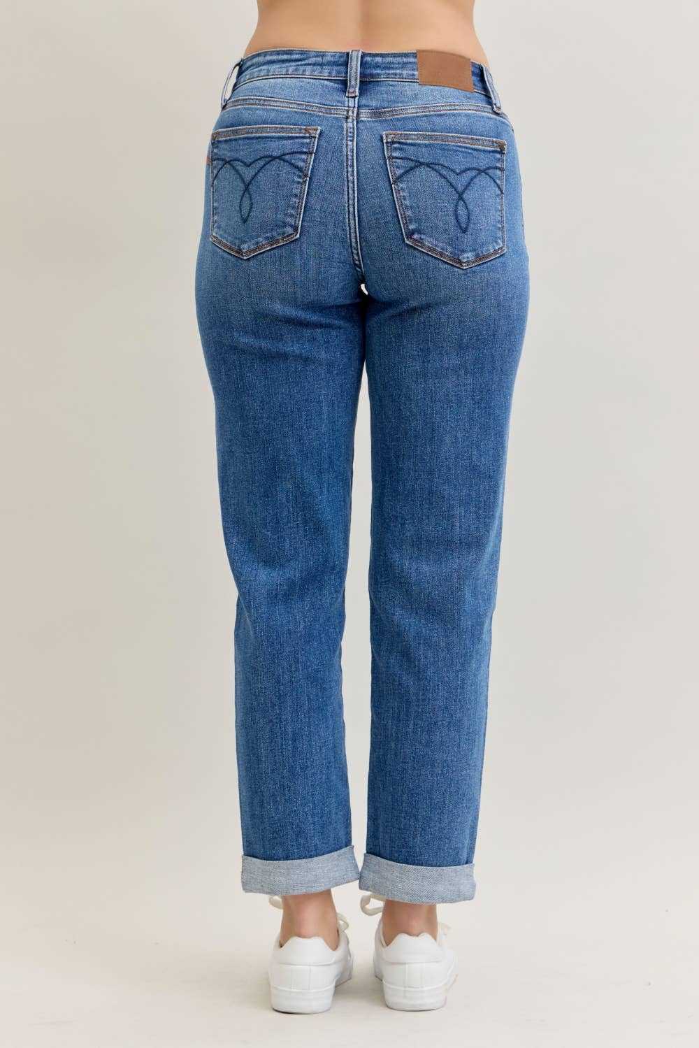 Judy Blue Midrise BF Classic Cuffed