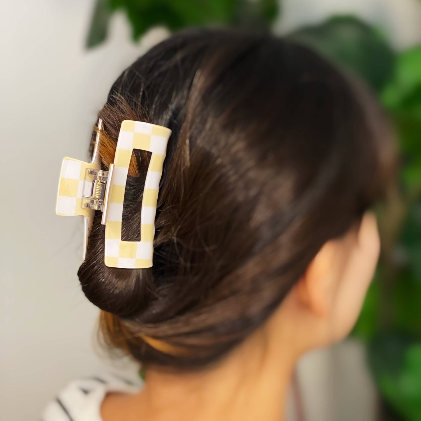 Checker Lovers Hair Claw - AshBrooke's BoutiqueChecker Lovers Hair Claw