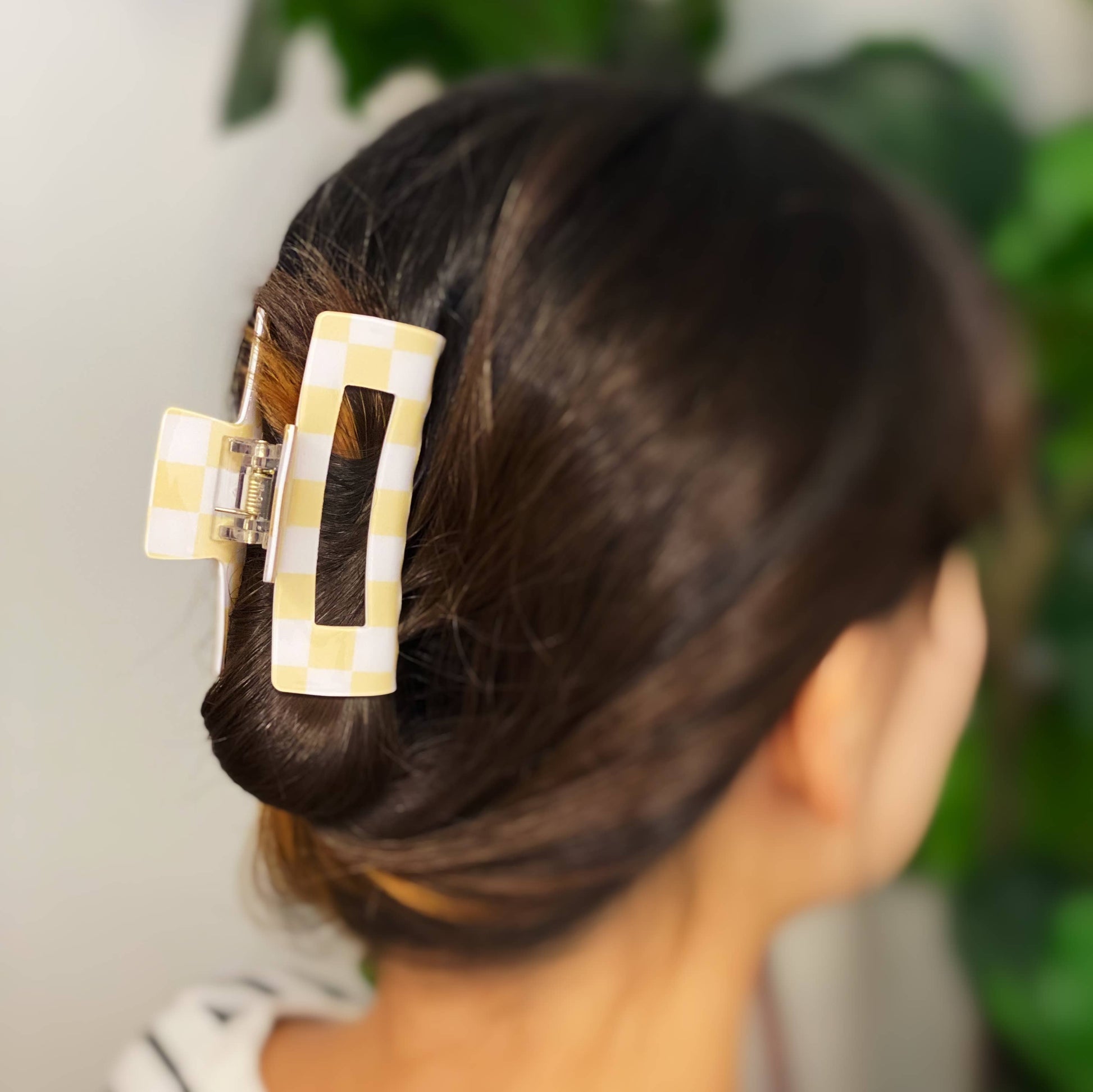 Checker Lovers Hair Claw - AshBrooke's BoutiqueChecker Lovers Hair Claw