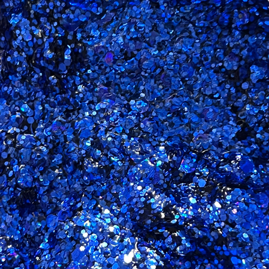 The Blues Blend Glitter Gel
