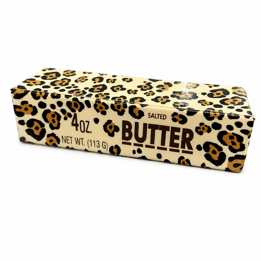 Leopard Animal Print Butter Slow-Rise Squishy – Custom-Designed Sensory Toy