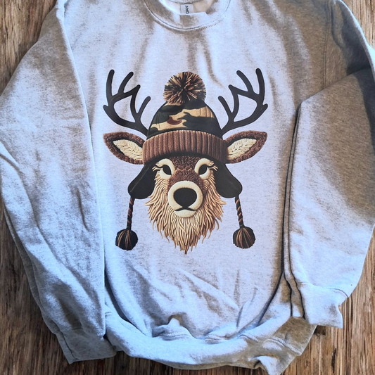 Camo Deer Sweatshirt