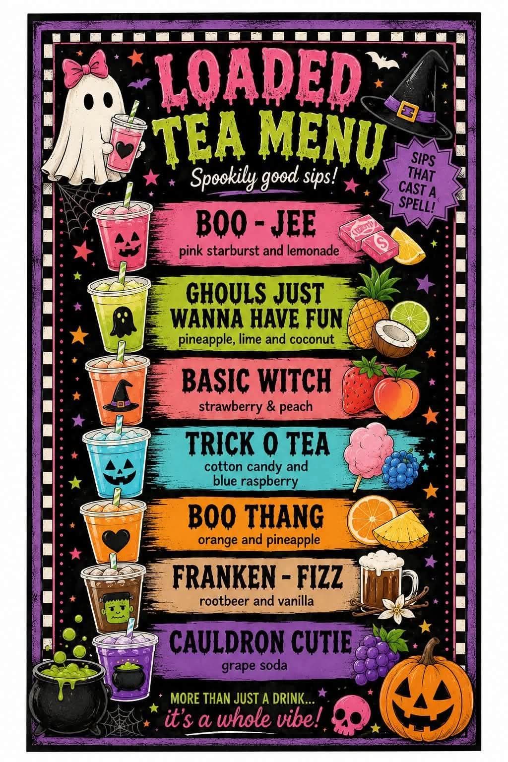 Halloween Loaded Teas